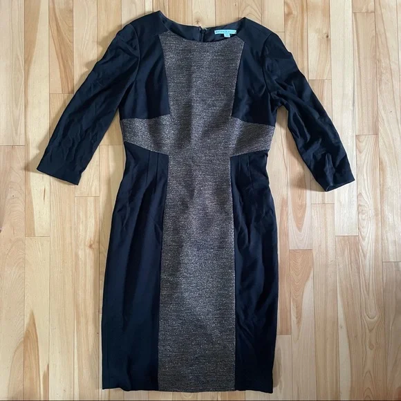 antonio melani black dress Long Sleeve this dress features Antonio Melani Whitley Velvet Mock